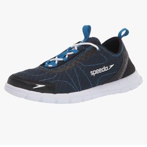 Speedo Men's Hybrid Watercross Water Shoe, Navy/White